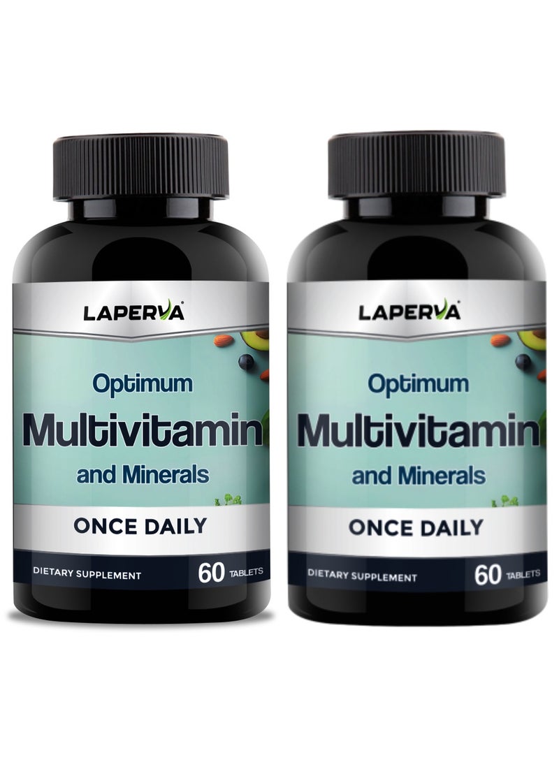 Laperva Optimum Multivitamin, 60 Tablets – Supports Immune Health, Energy, and Metabolic Balance, Pack of 2 - Image 2