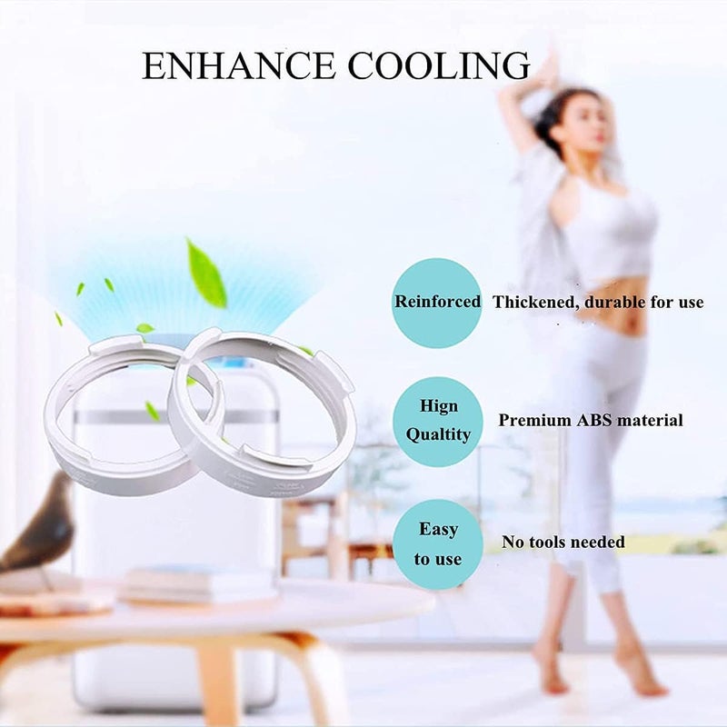KASTWAVE Portable Air Conditioner Exhaust Hose Coupler Window Adapter A/C Unit Tube Connector Mobile air Conditioning Accessories (5.9 Inch) - Image 4