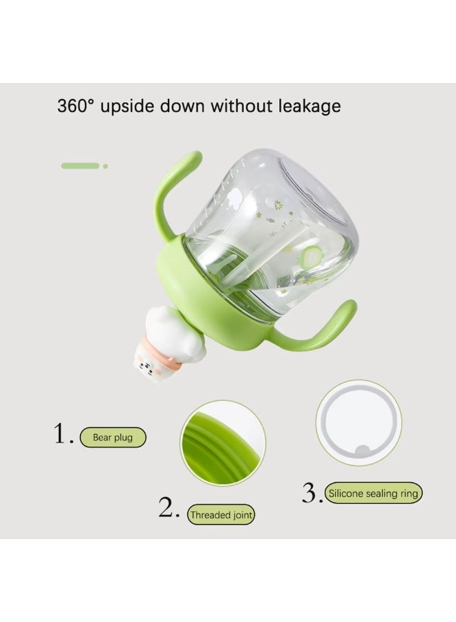 Baby Sippy Cup 310ml, BPA-Free, Tritan Food-Grade Plastic, Cute Cartoon Design for Infants & Kids – Juice, Milk & Water - Image 4