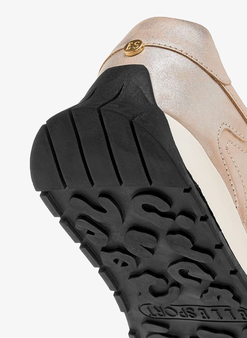 ELLE Women's Panelled Sneakers with Lace-Up Closure - Image 4