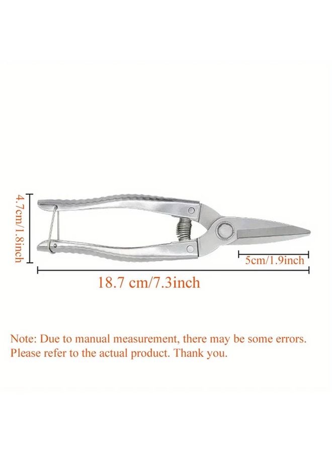 Heavy Duty Pruning Scissors Ergonomic Handles Sharp Blades for Cutting Plants Flowers Fruits - Image 3