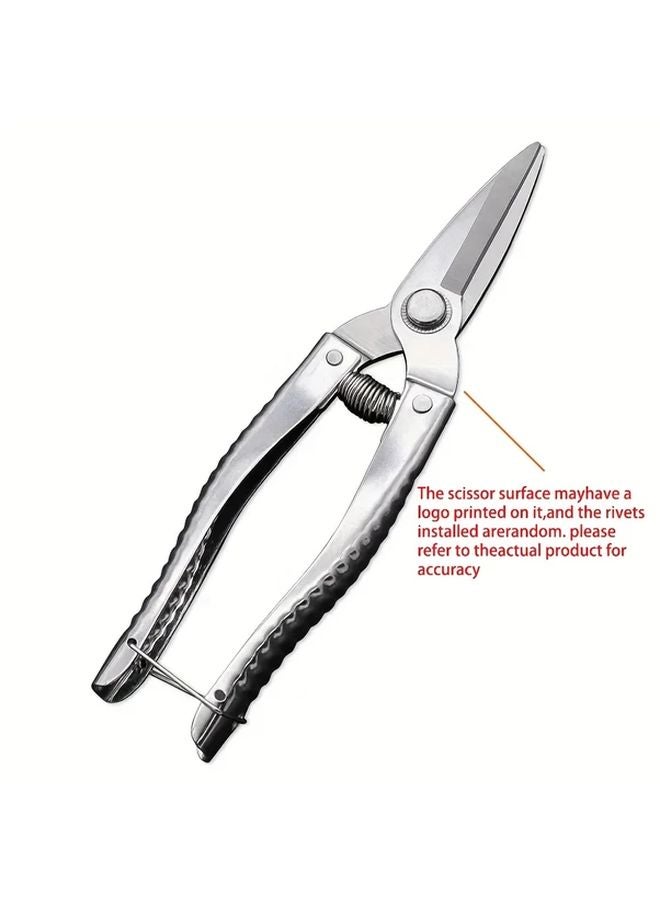 Heavy Duty Pruning Scissors Ergonomic Handles Sharp Blades for Cutting Plants Flowers Fruits - Image 1