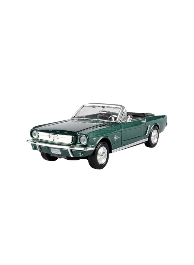 Motor Max 1964 Ford Mustang Convertible Die-Cast Model Car 1:24 Scale – Officially Licensed Classic Collectible with Opening Doors & Detailed Interior - Image 1