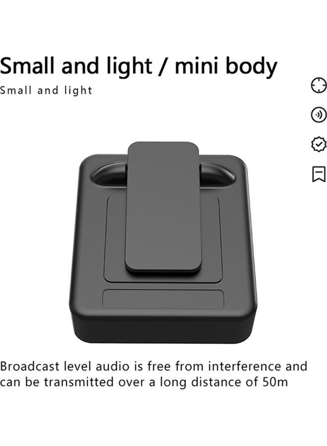 NIBEMINENT 2-Piece 2.4GHz Wireless Lavalier Microphone Set V9520_P Black  - Image 5