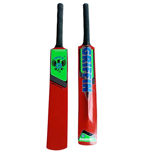Griffin Wooden Tennis Bat for Season & Hard Tennis Ball Red - Image 1