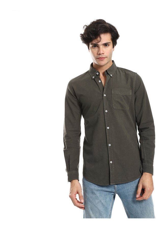 Andora Button Down Collar Long Sleeves Shirt  - Image 1