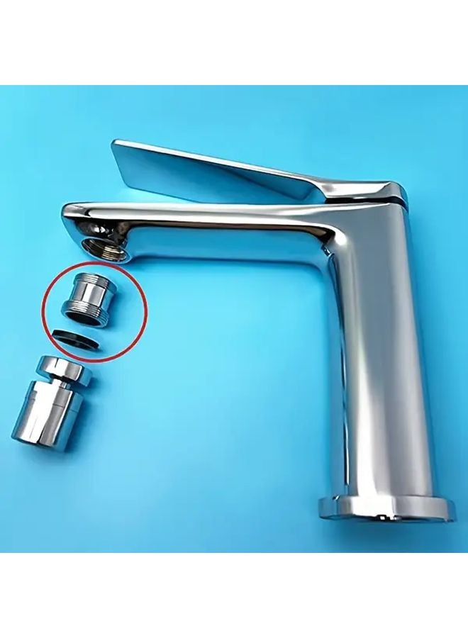 2 Pack M20 To M22 Brass Faucet Adapter Male To Male Thread For Sink Aerator - Image 3