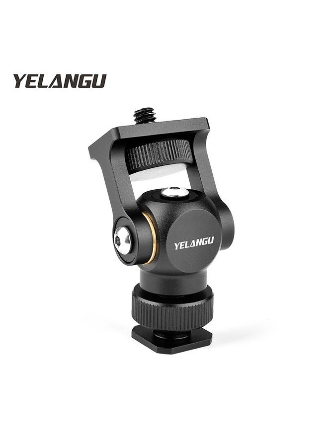 NIBEMINENT Aluminum Alloy Video Monitor Mount Black  - Image 1
