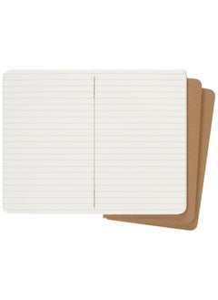 MOLESKINE 3-Piece Pocket Size Ruled Cahier Notebooks 9x14cm Size Kraft Brown  - Image 2