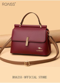 roaiss Texture Shoulder Crossbody Bag Fashion Elegant Exquisite Multi-pocket Charm High-Quality Fabric Large Capacity Handbag for Women/Mother/Girl Friend Gift  - Image 1