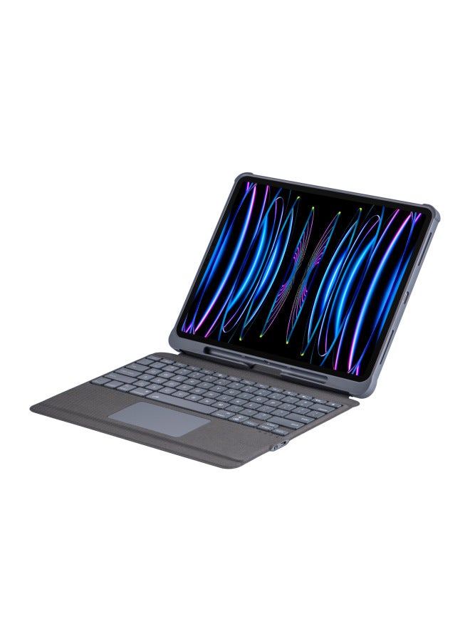For Apple IPad 10.2/Pro10.5/Air Backlit Split Touch Bluetooth Keyboard Protective Cover Pen-Color:Pro12.9(2022/2021/2020/2018)  - Image 1