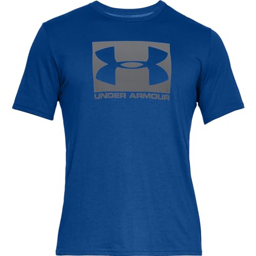 Under Armour Men's Boxed Sportstyle Short-Sleeve T-Shirt, Royal (400)/Graphite, 4X-Large - Image 3