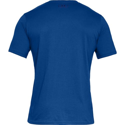 Under Armour Men's Boxed Sportstyle Short-Sleeve T-Shirt, Royal (400)/Graphite, 4X-Large - Image 4