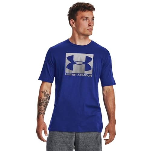 Under Armour Men's Boxed Sportstyle Short-Sleeve T-Shirt, Royal (400)/Graphite, 4X-Large - Image 1