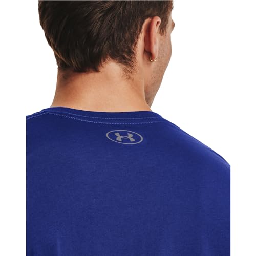 Under Armour Men's Boxed Sportstyle Short-Sleeve T-Shirt, Royal (400)/Graphite, 4X-Large - Image 2