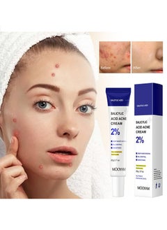 Salicylic Acid Acne Cream，Deep Moisturizing Oil Control Smoothing Acne Cream with 2% Salicylic Acid Soothing Cream for Acne Skin Hydrating Oil Control Pore Tightening Acne Cream 20g - pzsku/ZCF708512D8A5DD7624FAZ/45/_/1732005233/12c11aaa-bee6-46a1-861c-e3a89435ef87