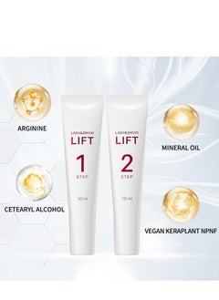 ICONSIGN 2-in-1 Lash Lift and Brow Lamination Kit, High-Capacity Lotion Tubes for Salon or Home Use, Long-Lasting Curling and Setting for Supermodel Lashes  - Image 3