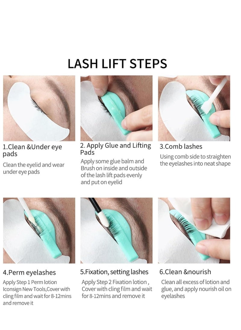 ICONSIGN - 2-in-1 Lash Lift and Brow Lamination Kit, High-Capacity Lotion Tubes for Salon or Home Use, Long-Lasting Curling and Setting for Supermodel Lashes - Image 1