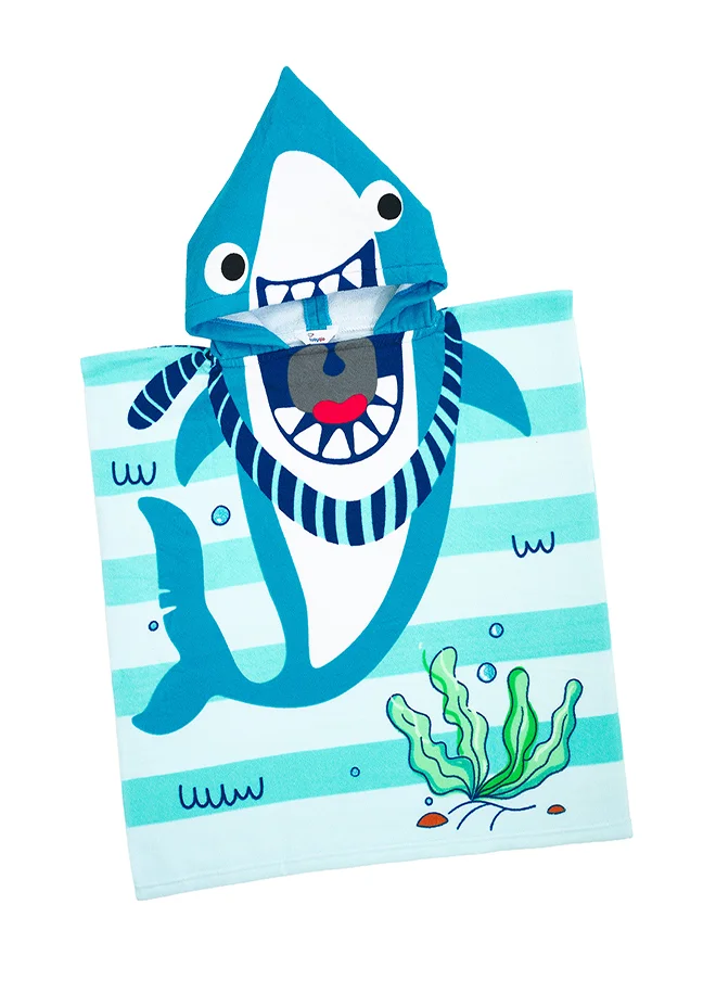 بيبي كلو Shark Design Kids Hooded Bath Towel