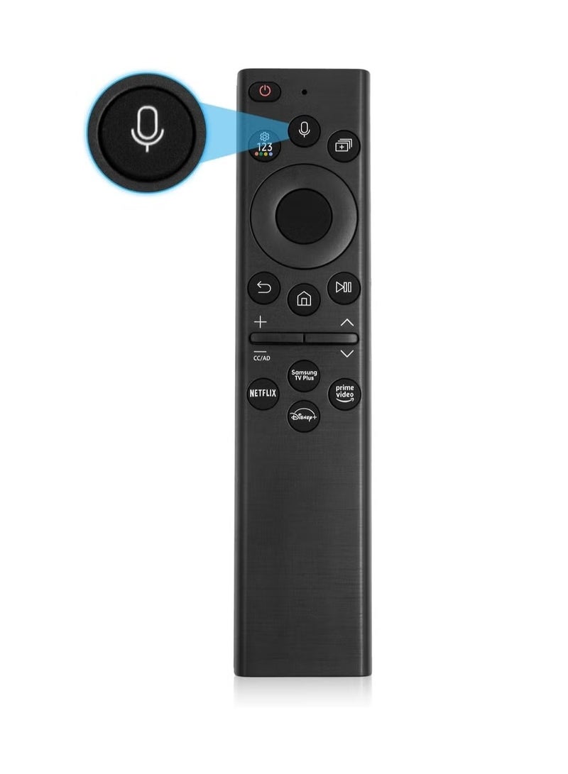 Anmi Anmi Voice Remote Control Replacement for Samsung Smart TV (No Solar), Compatible with Most 2018 to 2022 Smasung Crystal UHD QLED The Frame QLED 4K 8K Smart TVs(BN59-01385A/BN59-01385B)