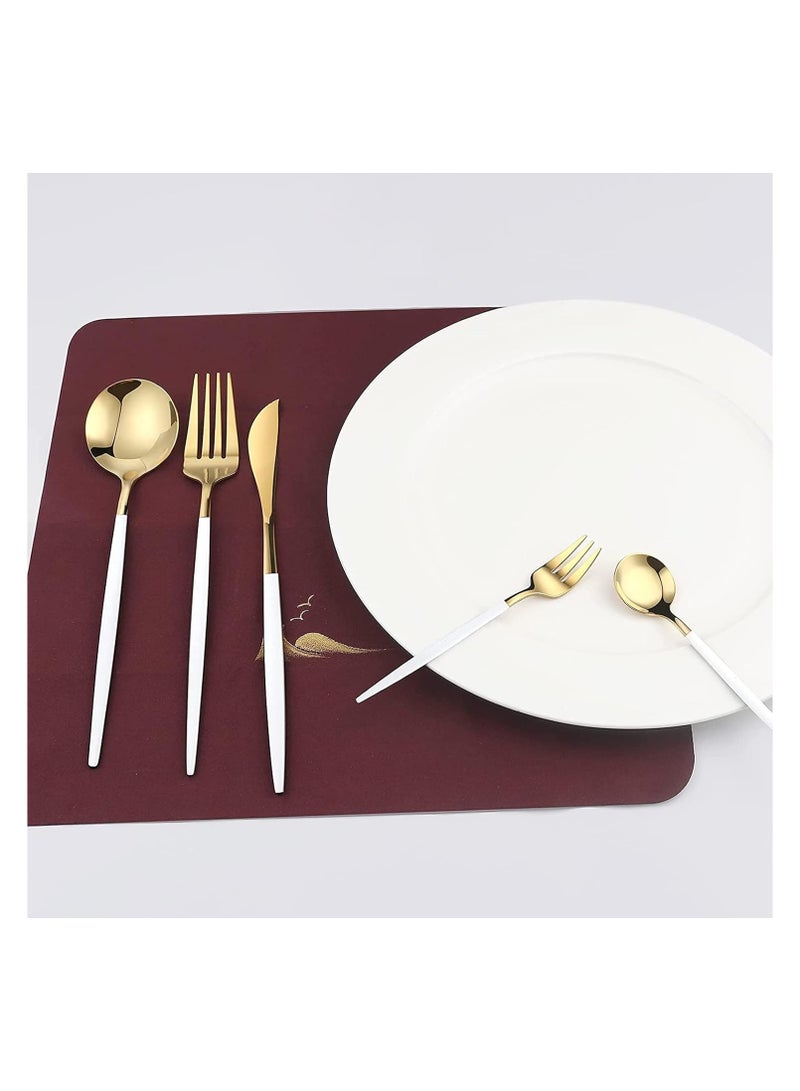 general Cutlery Sets, 30 Piece Cutlery Sets, Multifunctional Cutlery, Stainless Steel Cutlery Sets, Knife and Fork Sets, Cutlery Utensils, Home Travelling Party Cutlery - Image 4