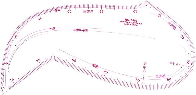 klarako Multi function Armhole Curve Ruler Measure For Sewing Dressmaking Tailor - Image 3
