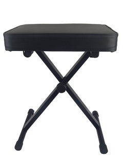 Mike Music Piano Bench Piano Stool, Upgraded Keyboard Bench Easy to Adjust, Comfortable Thickened Padded Piano Seat Adjustable Piano Bench Strong Foldable Portable Keyboard Stool  - Image 5