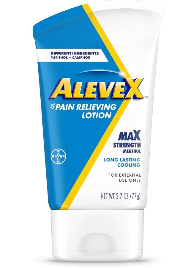 Aleve لوسيون أليفيكس لتخفيف الألم، قوي وطويل الأمد لتخفيف آلام المفاصل والعضلات المستهدفة، 2.7 أونصة - Image 1