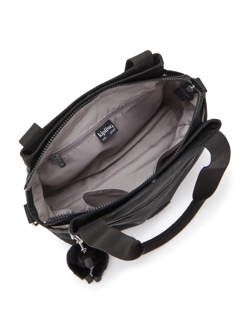 Kipling Elysia Medium Shoulder Bag Black Noir