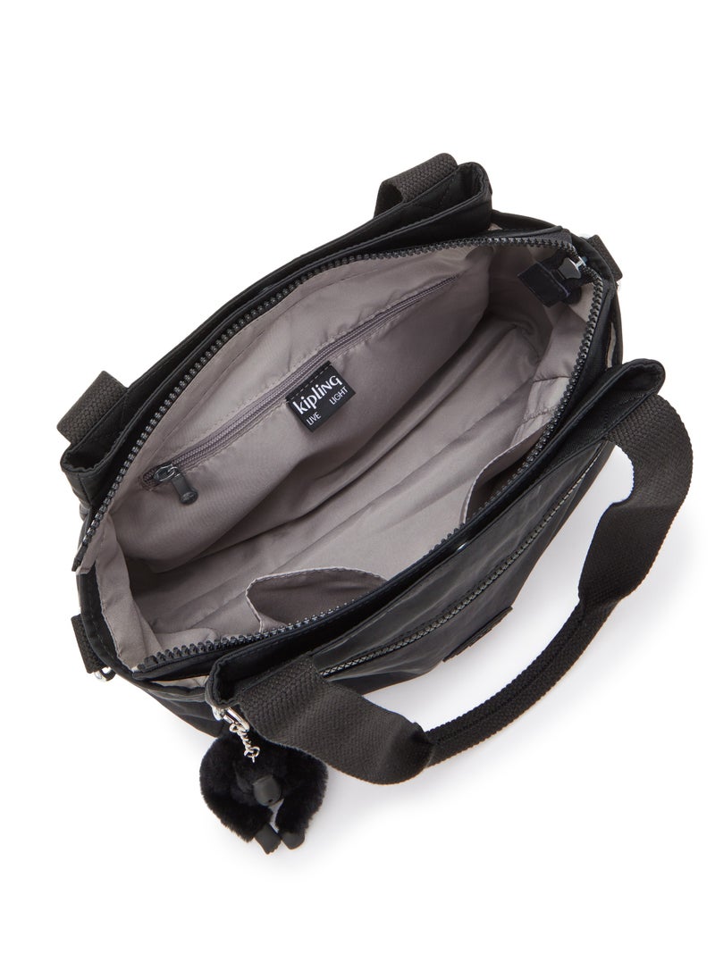 kipling - Elysia M Medium Shoulder bag with Removable Strap Black Noir - Image 1