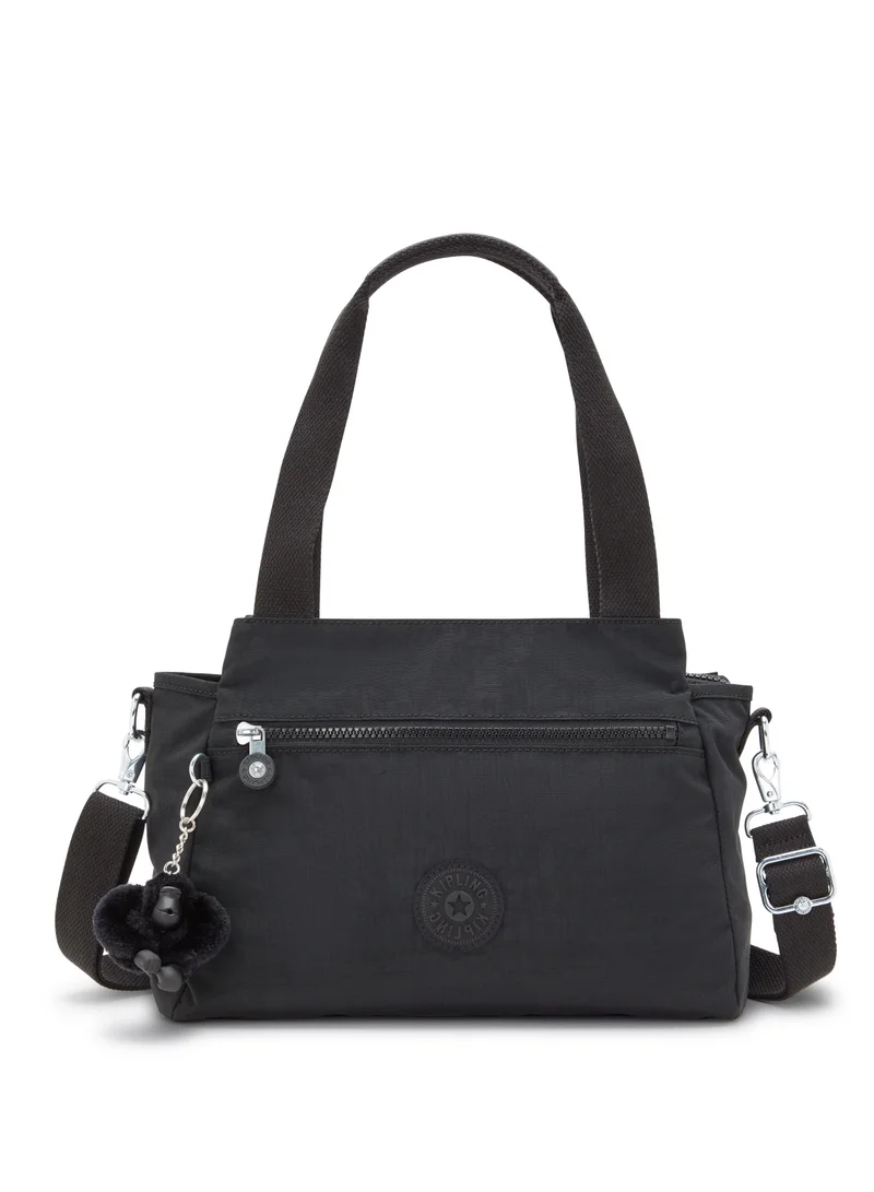 Kipling Elysia Medium Shoulder Bag Black Noir