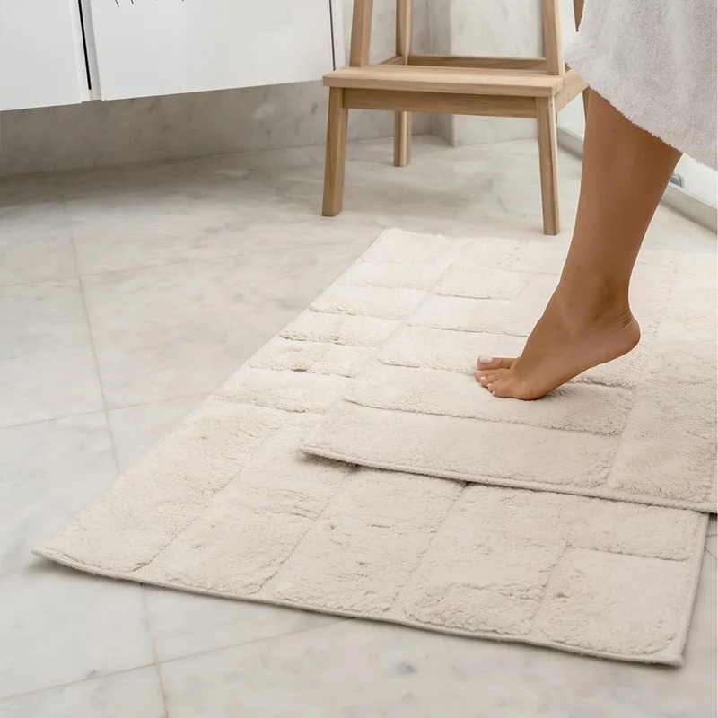 سولي | Aurora | Cotton 2-Piece Bathroom Rug Set