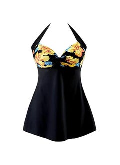 Women's Plus Size Swimsuit One Piece Swim Dress with Skirt Tummy Control Swimwear