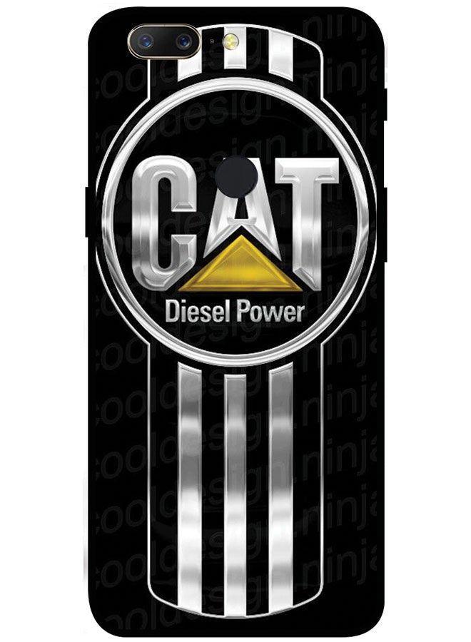 EYE CATCH Protective Case Cover For OnePlus 5T Smart Series Printed Protective Case Cover for OnePlus 5T Cat Diesel Power  - Image 1