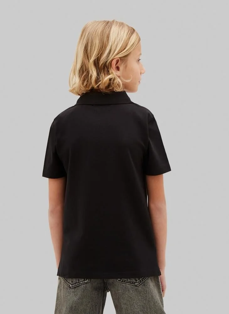 Calvin Klein Jeans Youth Slim Fit Solid Polo