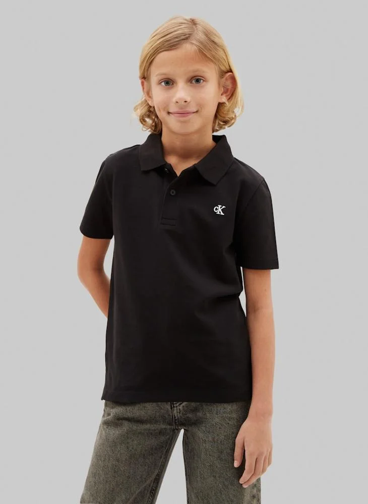 Calvin Klein Jeans Youth Slim Fit Solid Polo