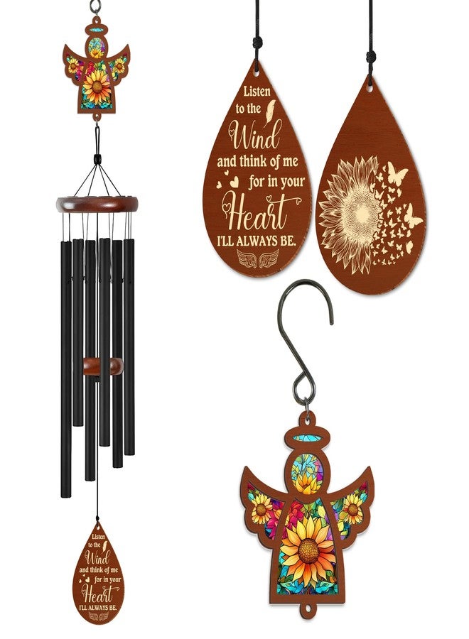 FLAGWIX Sympathy Gifts for Loss of Loved One - Large Outdoor Wind Chimes for Outside 32 in - Memorial Wind Chimes for Loss of Loved One, Bereavement Gift Ideas, Memorial Gifts for Loss of Mom - Image 1