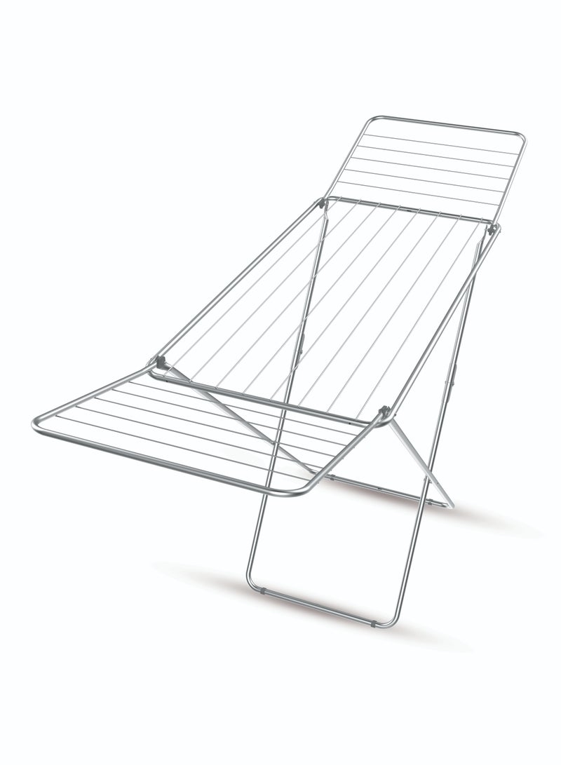 رف مجفف الملابس فضي 18m - Image 1