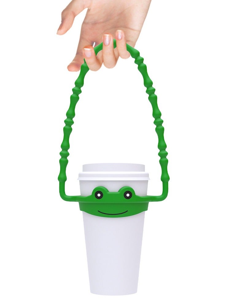 Silicone Water Bottle Sling Compatible with Stanley Water Cup Accessories Water Bottle Holder with Strap Fits Most Diameter of 7cm Water Bottles  - Image 1