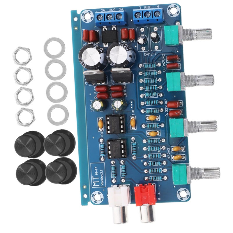 لوحة مضخم الصوت الرقمي مع تحكم في الترددات العالية والمنخفضة وتصميم دائرة منخفض الضوضاء - Image 2