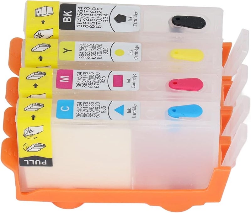 HP 178 خرطوشة حبر 4 حزمة عالية السعة شريحة دائمة متوافقة مع طابعة HP - Image 4