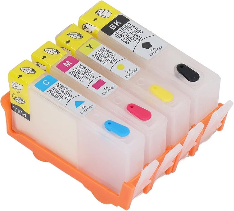 HP 178 خرطوشة حبر 4 حزمة عالية السعة شريحة دائمة متوافقة مع طابعة HP - Image 2