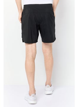 Reebok Men Sportswear Fit Running Shorts, Black  - Image 3