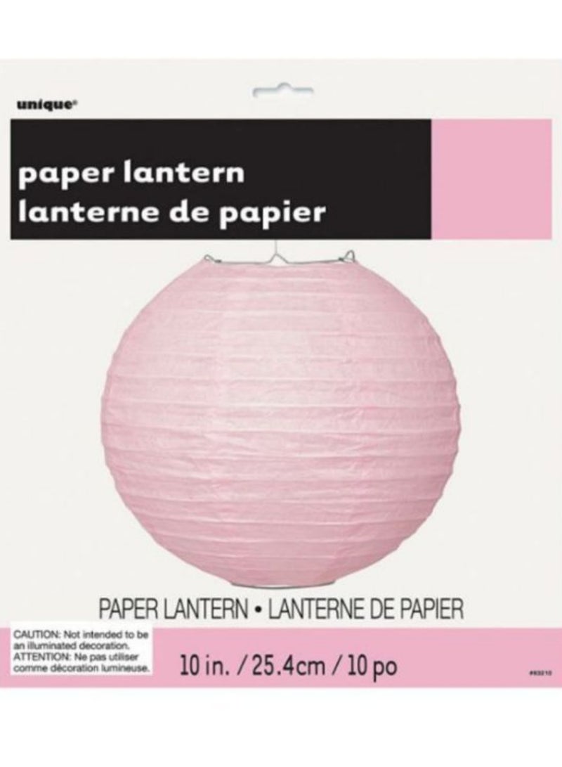 Pink Paper Lanterns, of Chinese Round Paper Hanging Decorations Ball Lanterns Lamps for Home Decorations, Birthday Wedding Parties, and Festival Decoration,Size 10 inch - Image 2