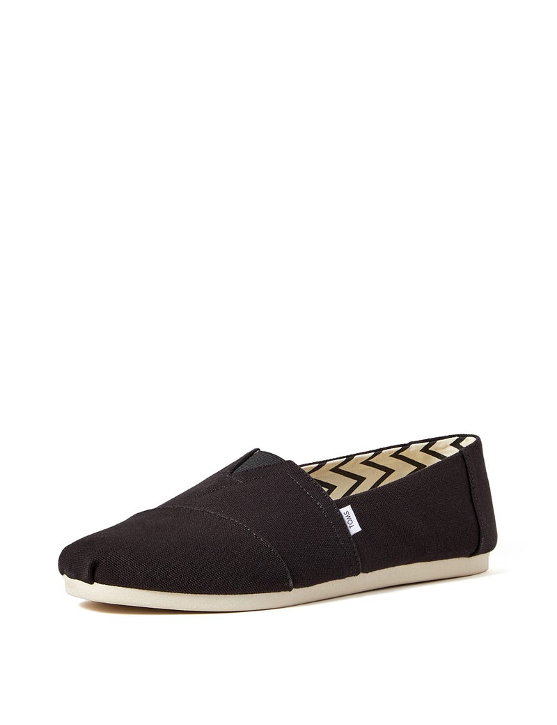 TOMS Men's Alpargata Casual Slip-Ons, Black, 42 EU - Image 1