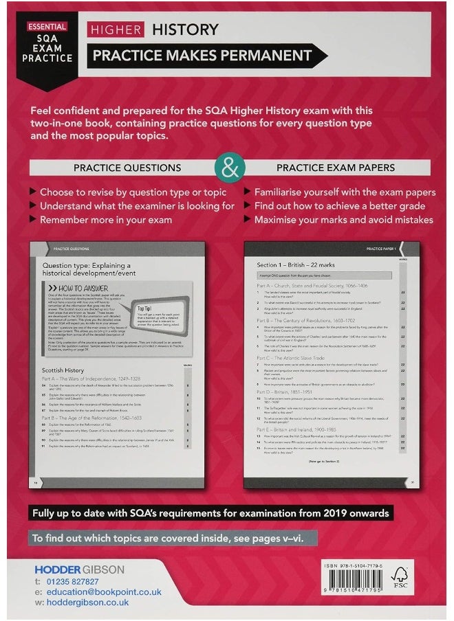 null - Essential SQA Exam Practice: Higher History Questions and Papers: From the publisher of How to Pass - Image 1