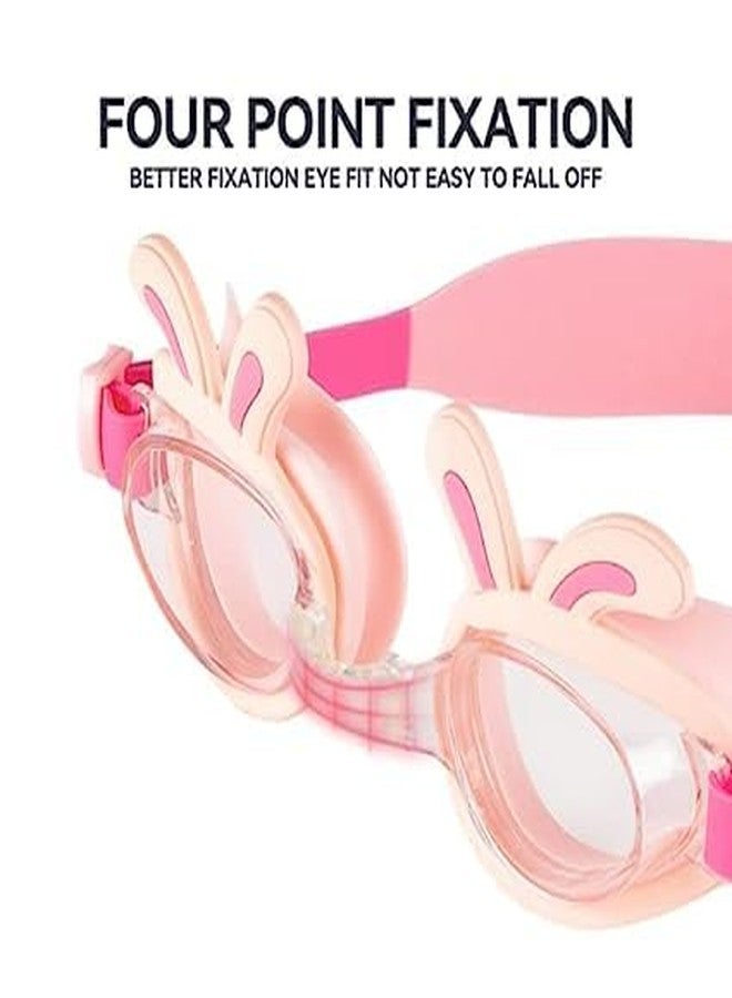 LIL PLANET Swimming Cap with Swim Goggles and Storage Bag for Kids (Combo) (Age 3-12), Silicone Waterproof Swimming and Bathing Caps for Long and Short Hair Girls Boys (Pink) - Image 5