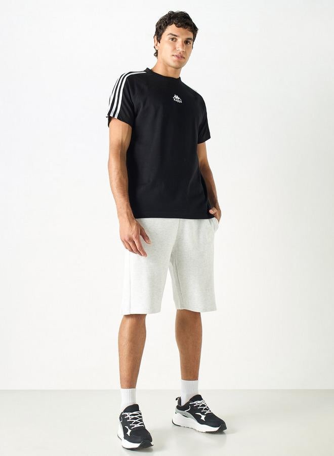 كابا شورت بتطريز شعار ورباط إغلاق وجيوب من كابا - Image 2