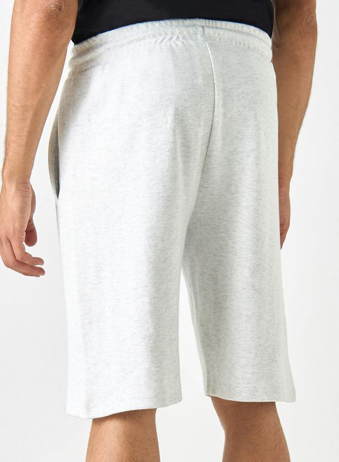 كابا شورت بتطريز شعار ورباط إغلاق وجيوب من كابا - Image 3