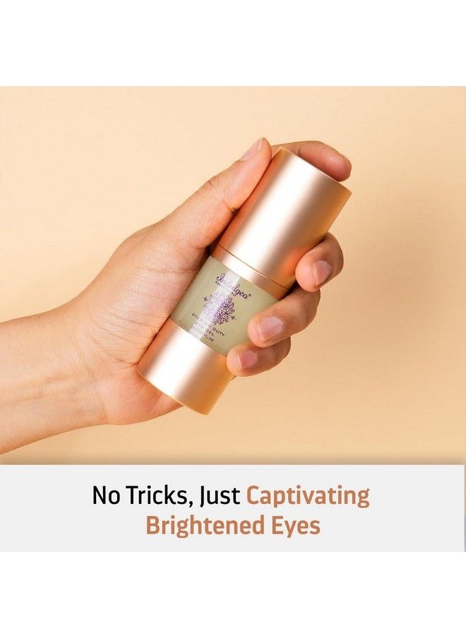 Indulgeo ESSENTIALS - Organic Eyes On Duty Eye Gel For Hydrates & Brighten Under Eyes Reduces Puffiness Dark Circles Removal Of Wrinkles & Fine Lines For Women & Men 15Ml - Image 1